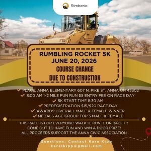 Rumbling Rocket 5K Logo