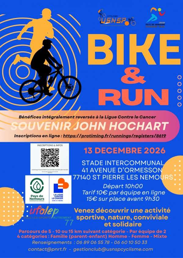 Run and Bike Souvenir John Hochart