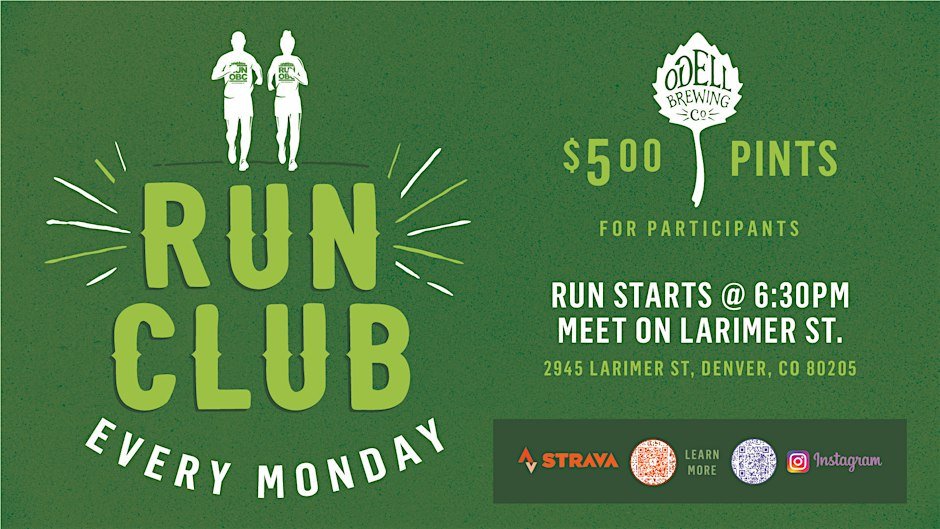 Run Club - Odell Five Points Logo