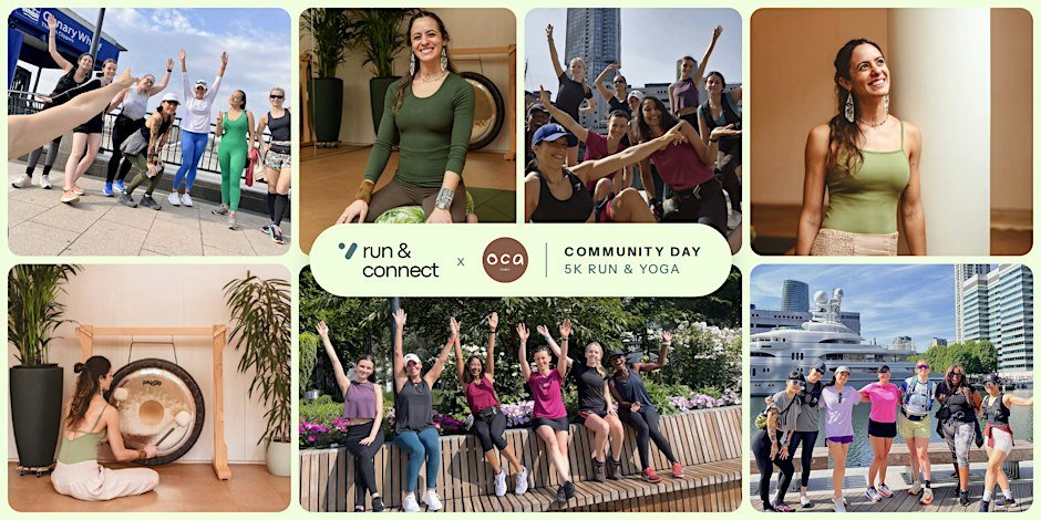 Run & Connect x Oca London | 5K Run, Yoga and Social