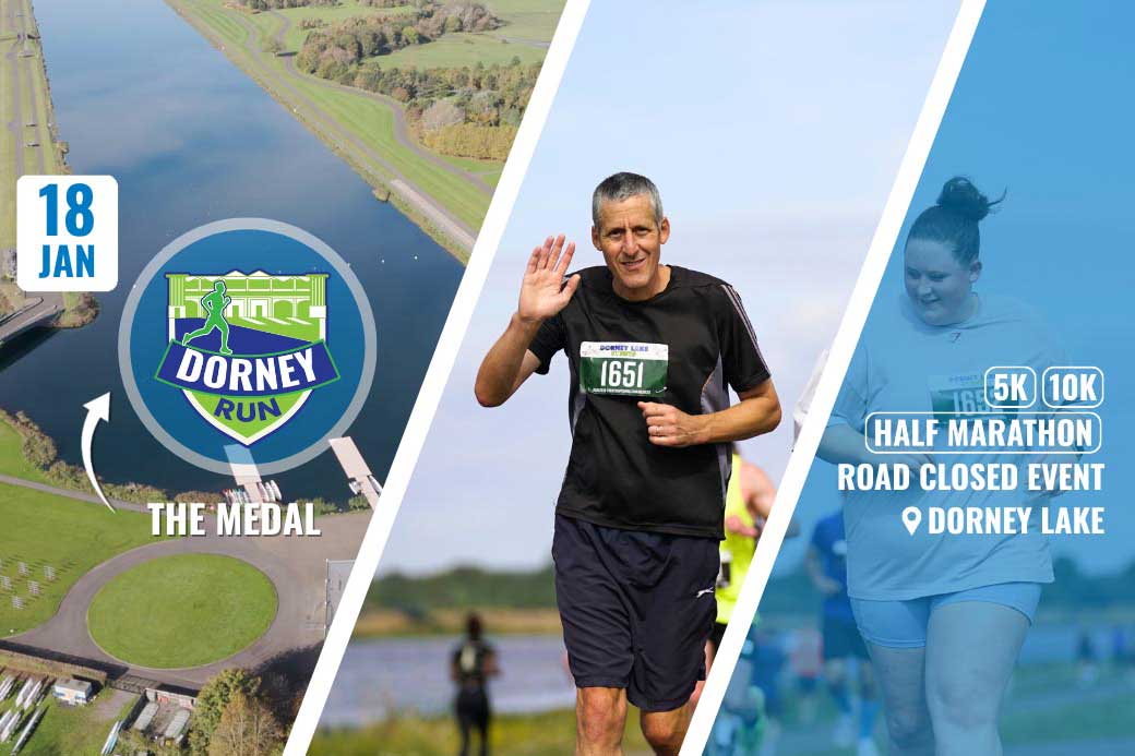 Run Dorney Lake Half Marathon - January Logo