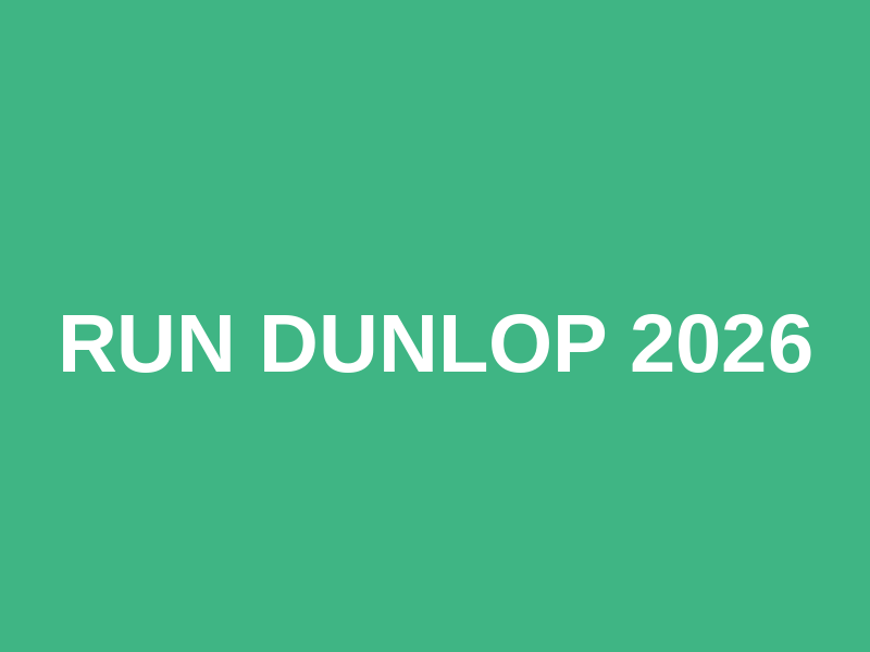 Run Dunlop 2026