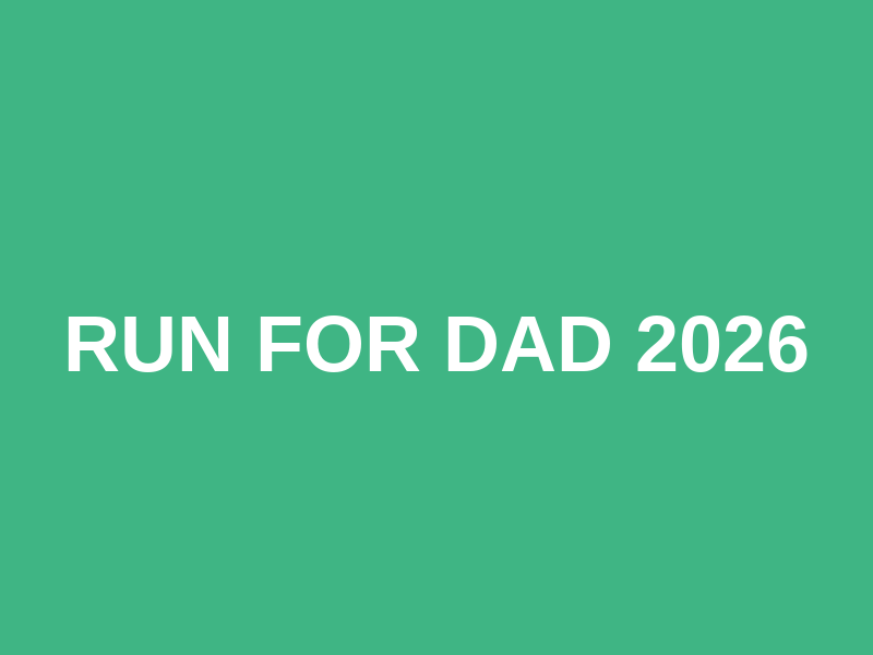 Run for Dad 2026 Logo