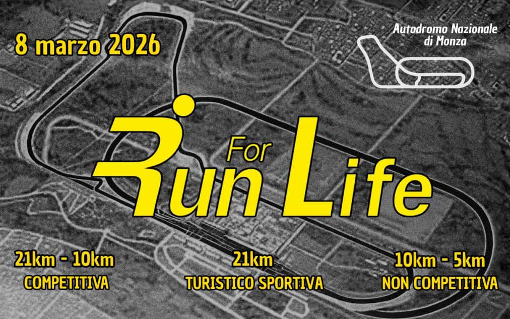 Run For Life - Half Marathon & 10k - Monza F1 Circuit Logo