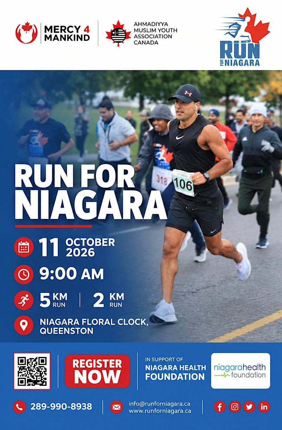 Run For Niagara 2026 - 5K Run & 2K Run or Walk