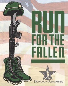 Run for the Fallen 10K-5K at Merced College Logo