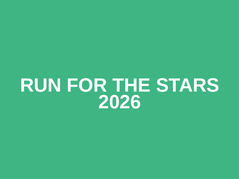 Run for the STARS 2026 Logo