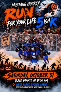 Run for your Life - 5ishK Fun Run Logo