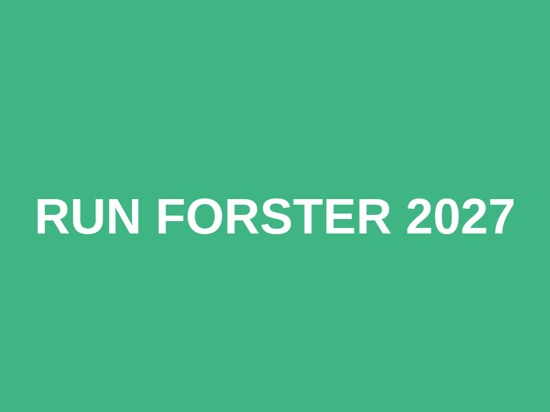 Run Forster 2027 Logo