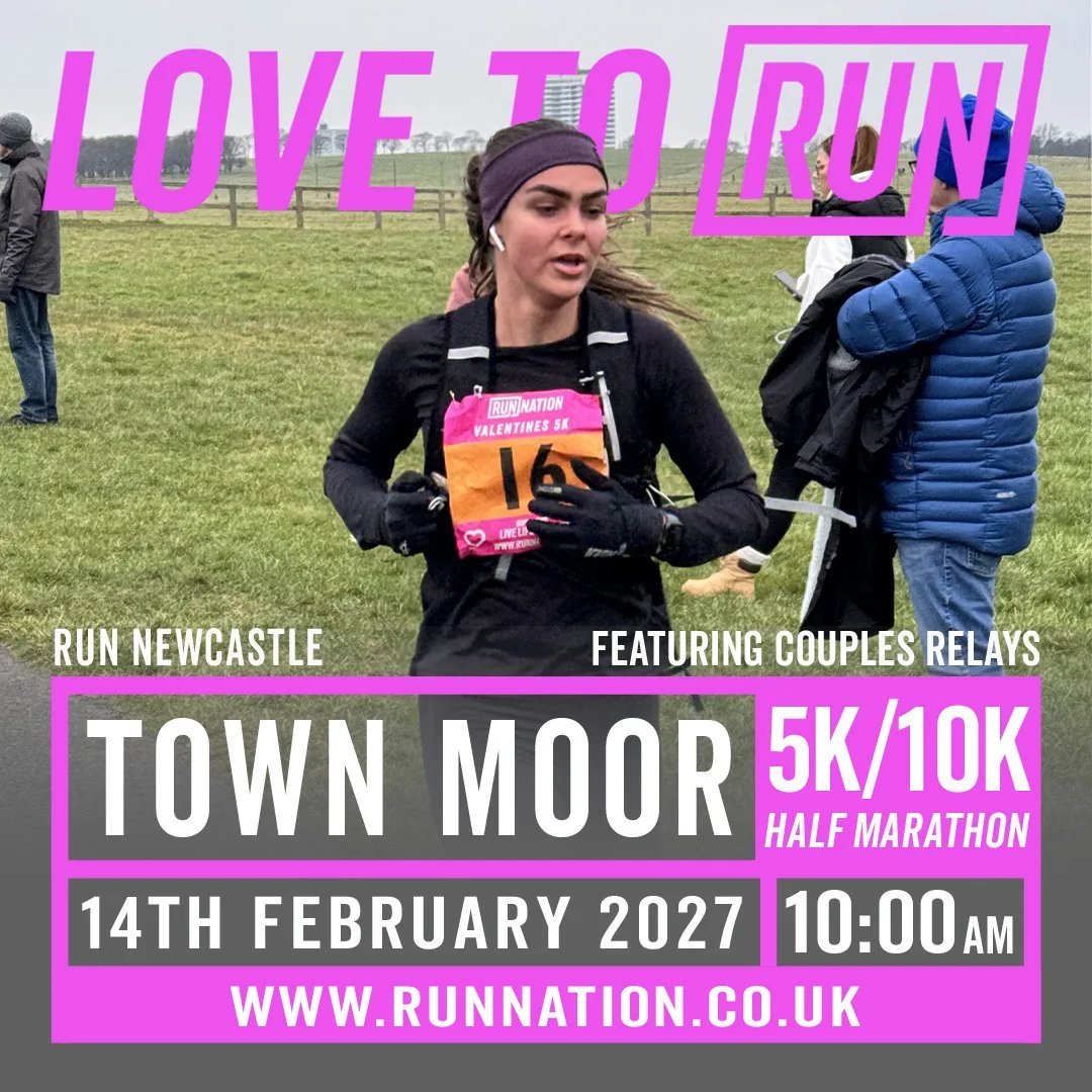 Run Newcastle Valentines 10k / 5k / Couples Relay & Half Marathon