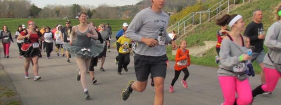 Run Past Cancer 5k and Fun Run Logo