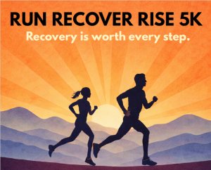 Run Recover Rise 5k Logo