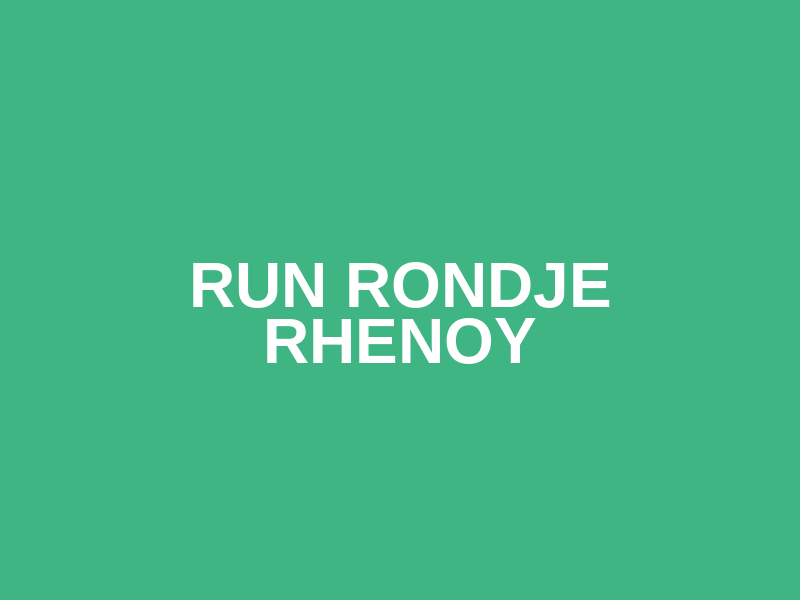 Run Rondje Rhenoy