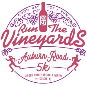 Run the Vineyards Auburn Road Winery 5K Logo