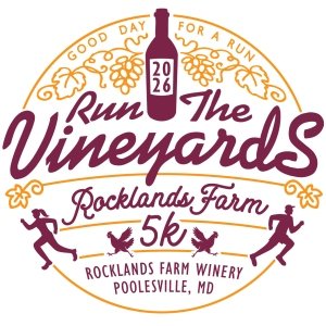 Run the Vineyards - Rocklands Farm 5K Logo