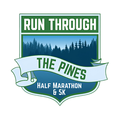 Run Through the Pines Half Marathon & 5K Logo