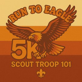 Run to Eagle 5K - 2nd Annual Run/Walk event Logo