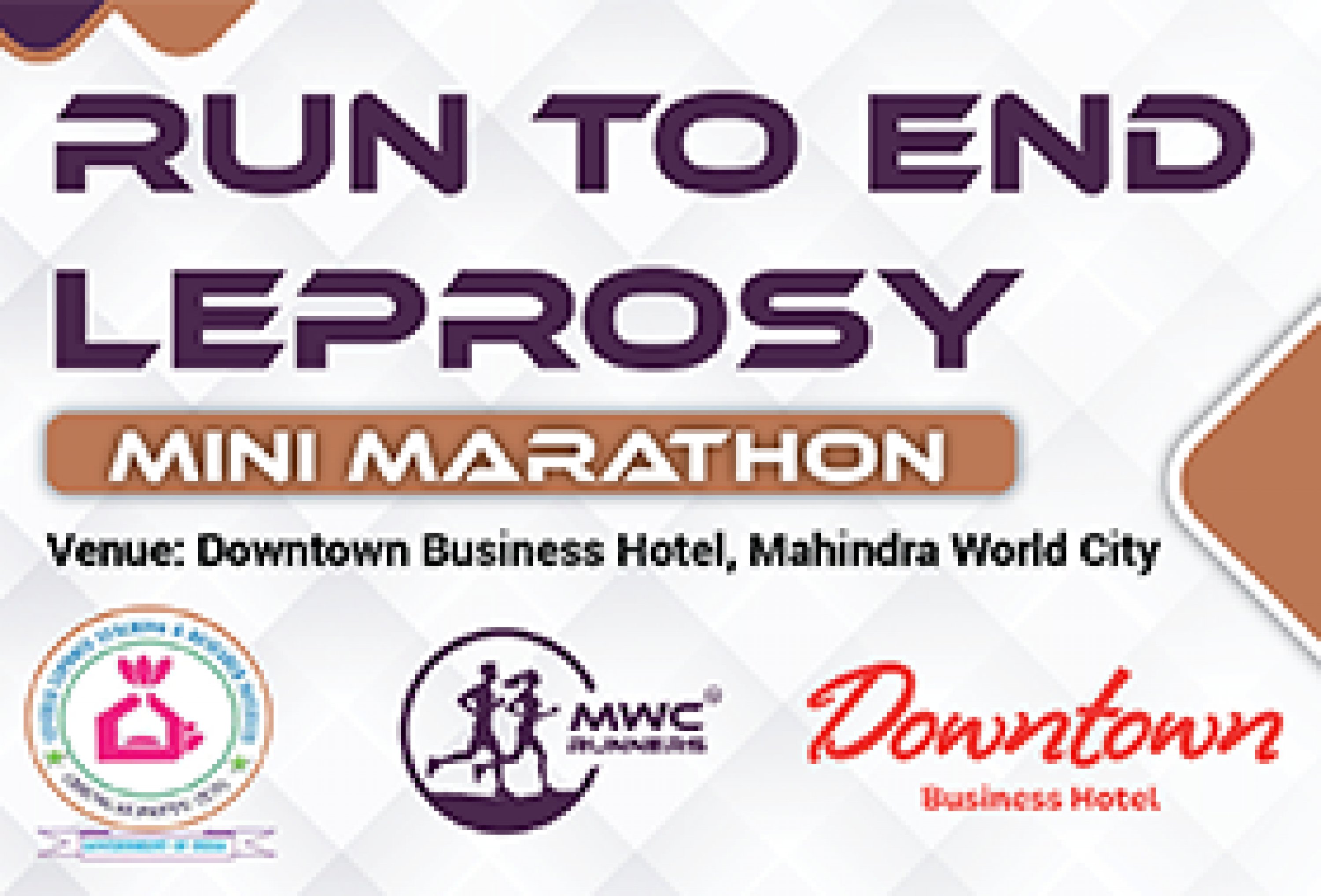 RUN TO END LEPROSY MINI MARATHON 2026 Logo