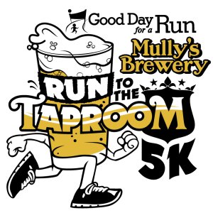Run to the Taproom - Mully's Brewery Father's Day 5K Logo