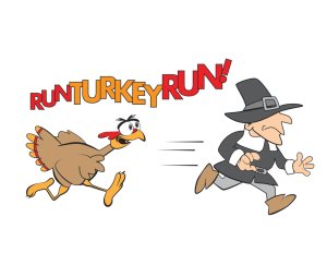 Run Turkey Run! Thanksgiving Day 5K Logo