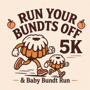 Run Your Bundts Off 5K & Baby Bundt Run Logo