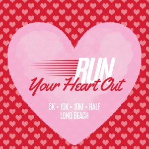 Run Your Heart Out – 5K, 10K, 10-Miler, Half Marathon Logo