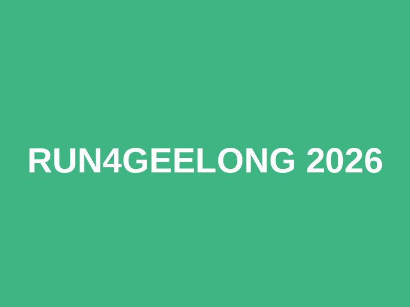 Run4Geelong 2026