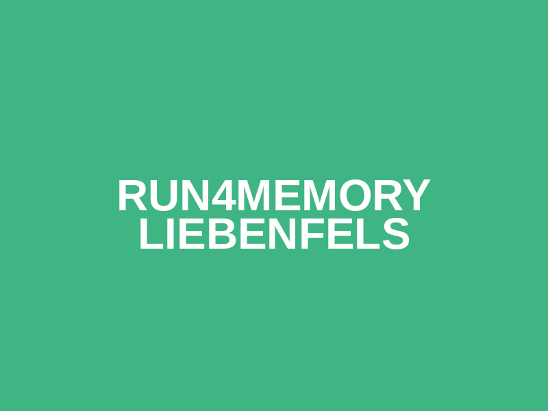Run4Memory Liebenfels Logo
