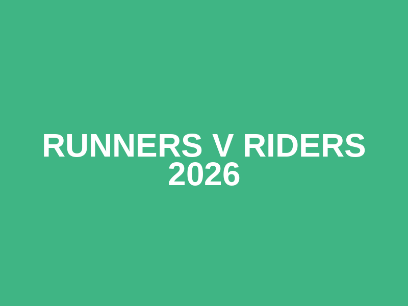 Runners v Riders 2026 Logo