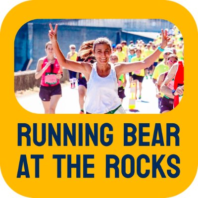 Running Bear at the Rocks Logo