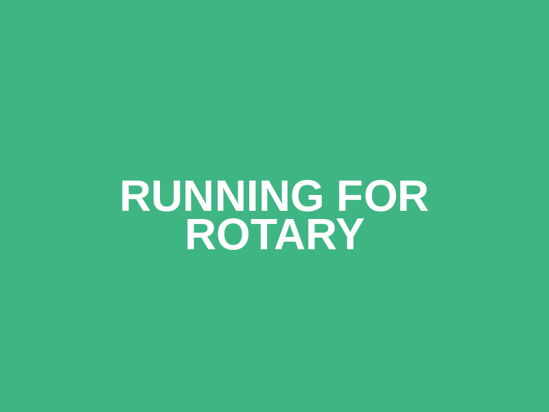 Running for Rotary