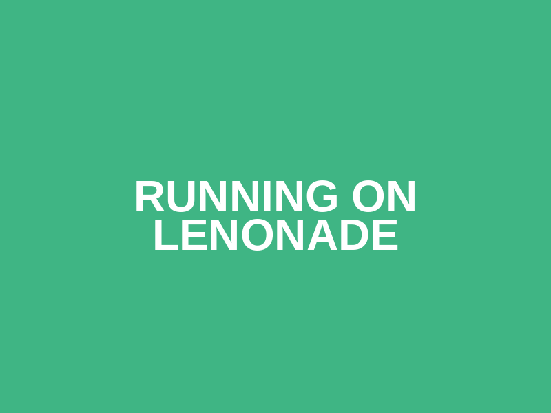 Running on Lemonade Logo