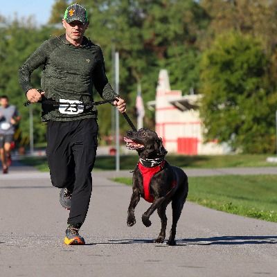 Running with the Big Dogs 5k Run and 2 mile Dog Stroll Logo