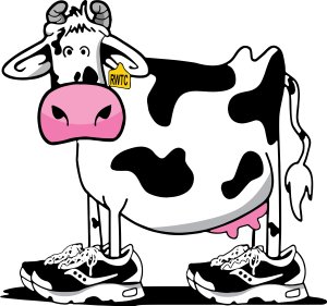 Running With The Cows Half Marathon & 5K Logo