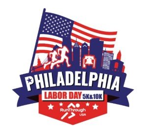 RunThrough Philadelphia Labor Day 5k, 10K & 10 Mile Logo