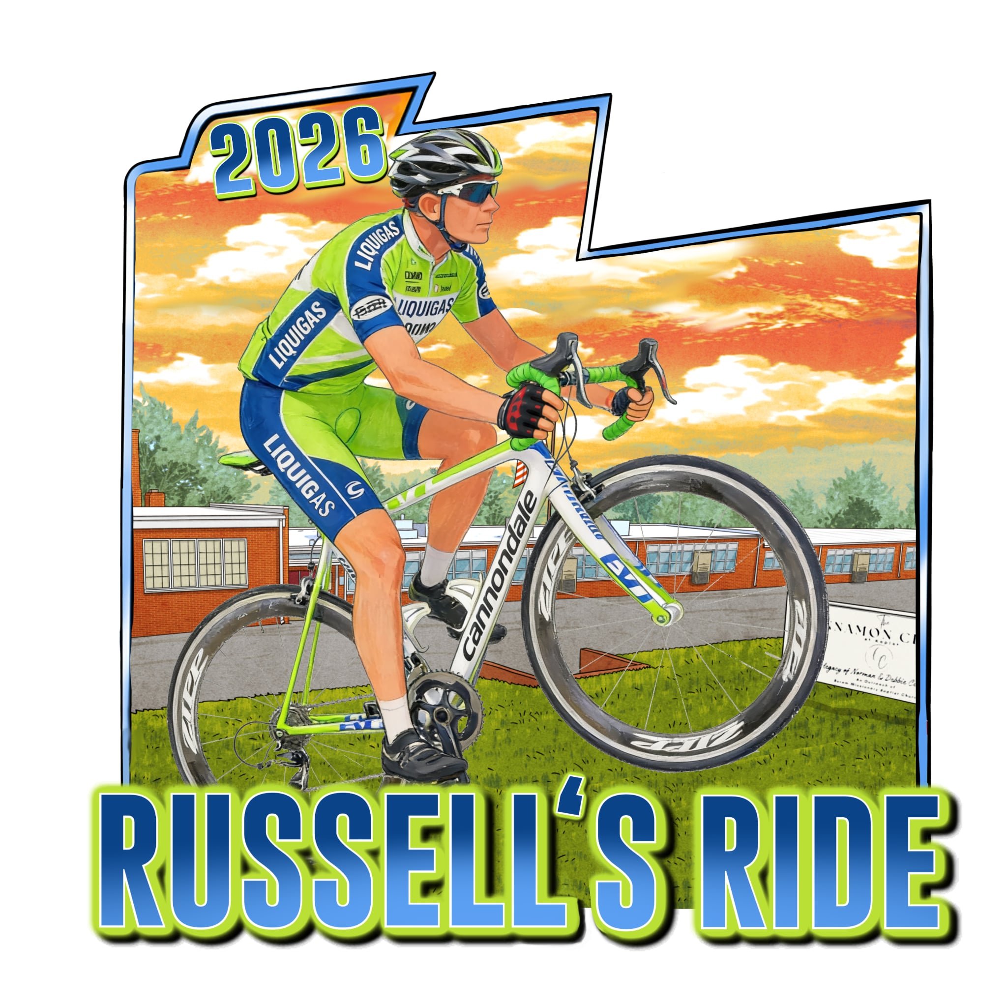 Russell's Ride 2026 for Cinnamon Center Christian School Logo