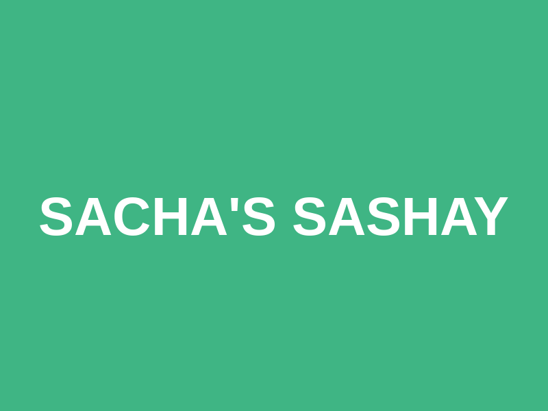 Sacha's Sashay Logo