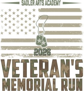 Sadler Arts Academy Veterans Memorial 5k Logo