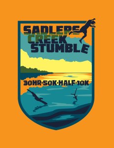 Sadlers Creek Stumble (32 Hour - 26.2 - 13.1 - 10k) Logo