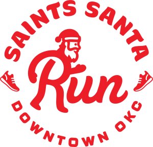 Saints Santa Run Logo