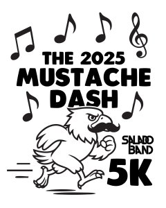 Salado Band Mustache Dash 5K Logo