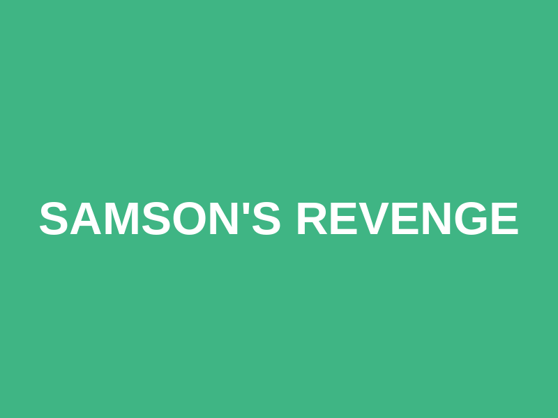Samson's Revenge