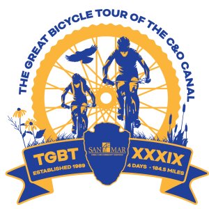 San Mar's The Great Bicycle Tour - TGBT XXXIX Logo