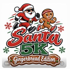 santa 5k-gingerbread edition