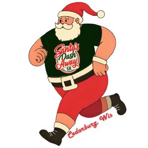 Santa Dash Away 5K Logo