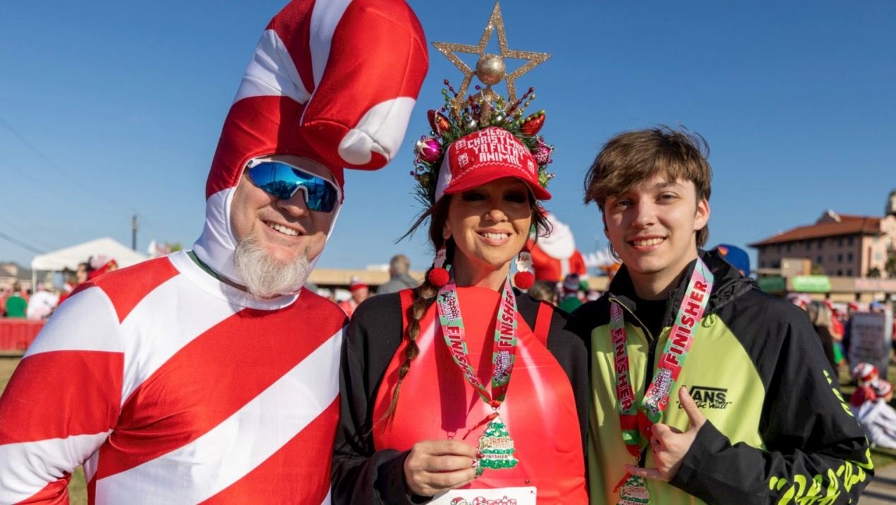 Santa Hustle Galveston Logo