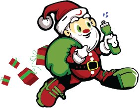 Santa Hustle Glendale Logo