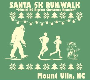 Santa's 5K Run/Walk - Official NC Bigfoot Christmas Reunion