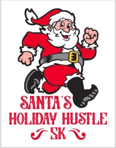 Santa's Holiday Hustle 5k & Dirty Santa Trail Run 10K Logo