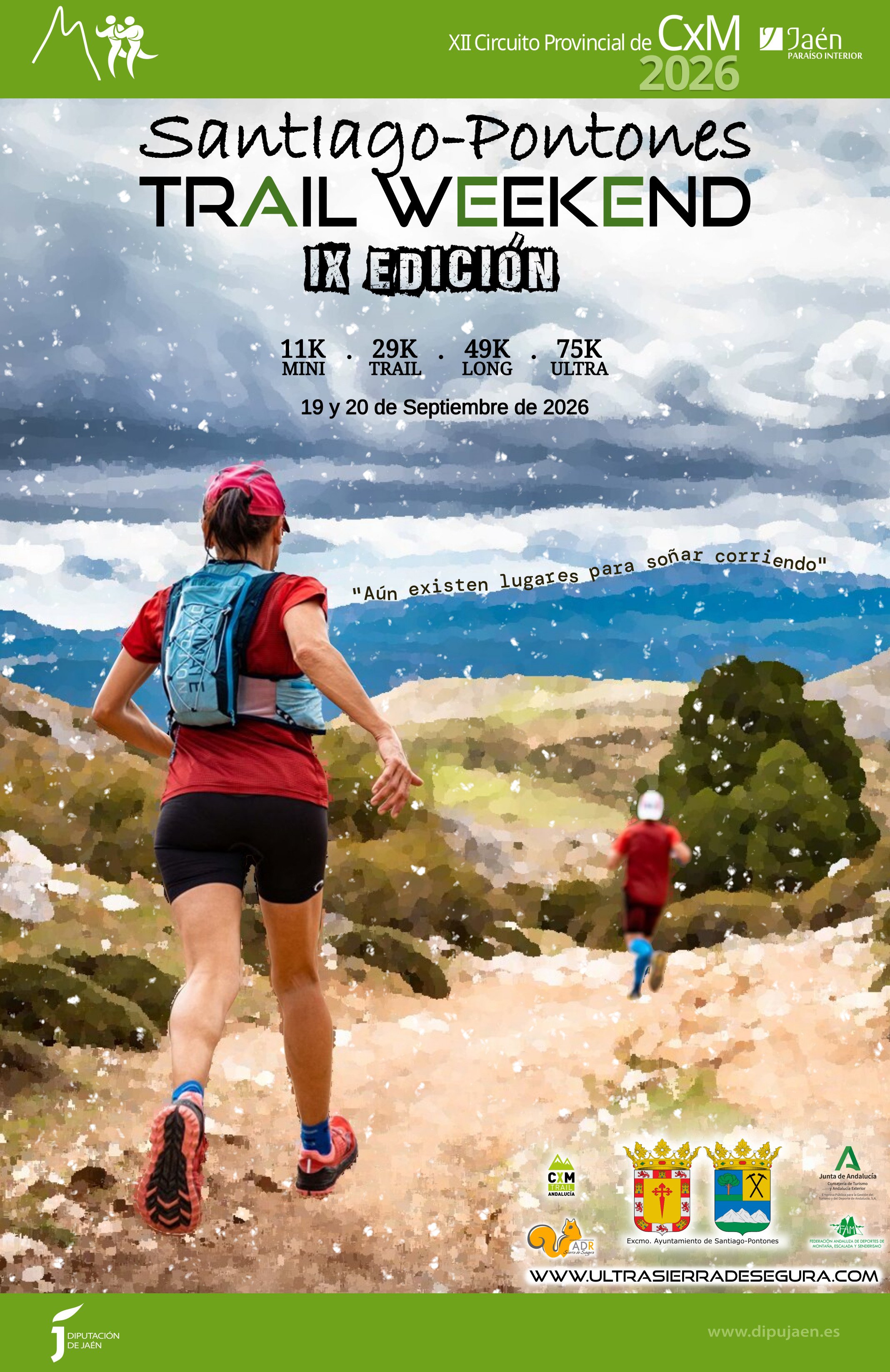 Santiago Pontones Trail Weekend Logo